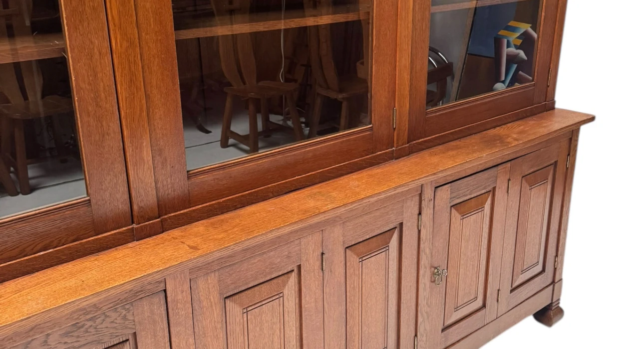 Arts & Crafts Library Bookcase by Willem Penaat for De Woning Amsterdam, 1904